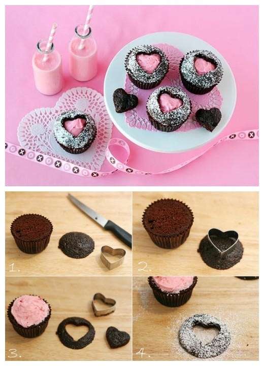 Come realizzare i muffin a San Valentino