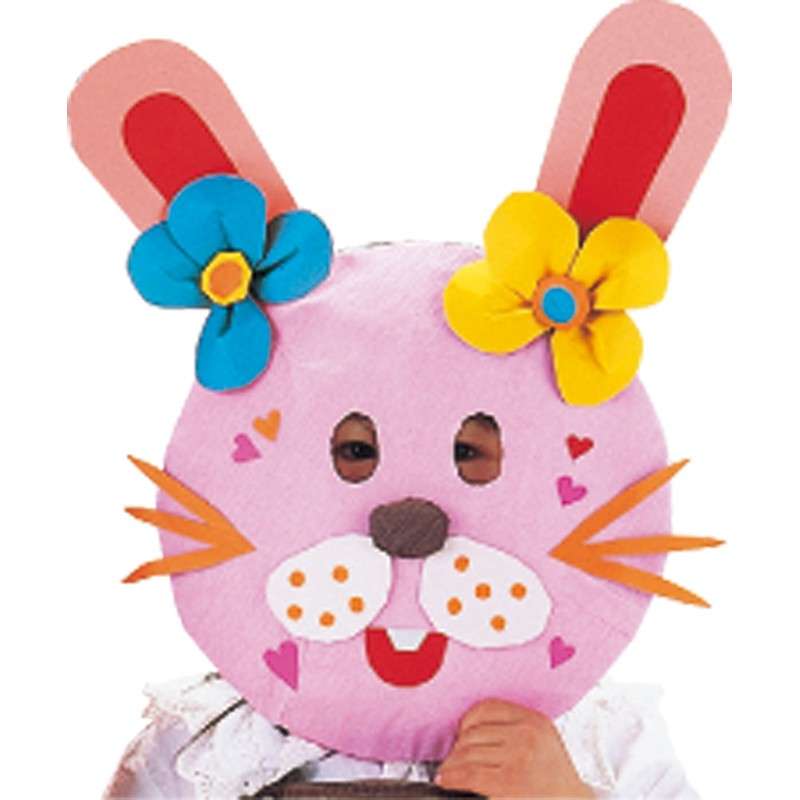 Coniglietto rosa per un travestimento da Carnevale