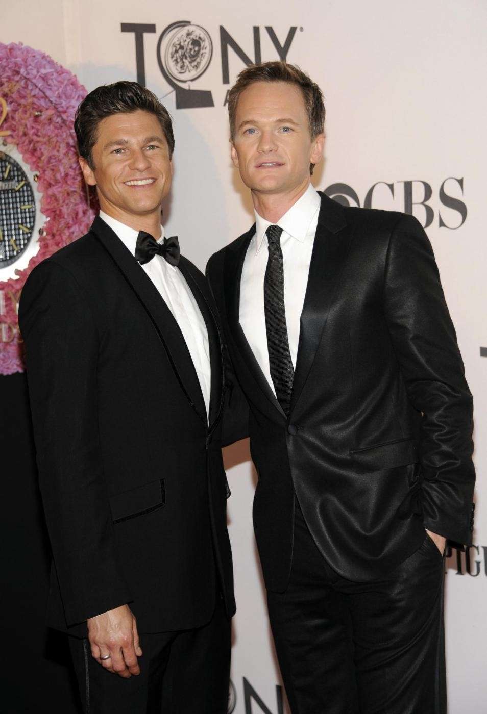 David Burtka con il suo compagno Neil Patrick Harris a New York