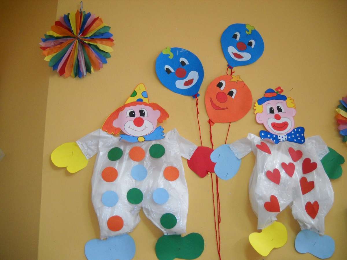 Decorazioni con i clown