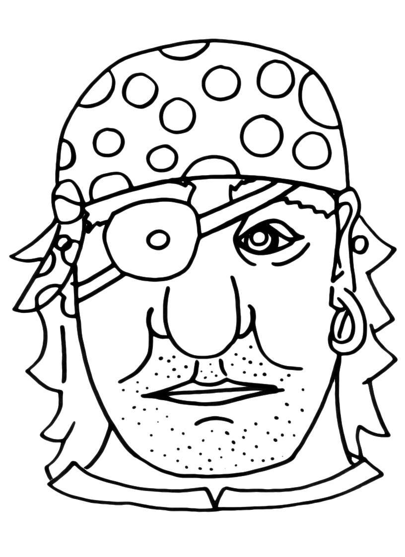Il pirata per il Carnevale dei bambini