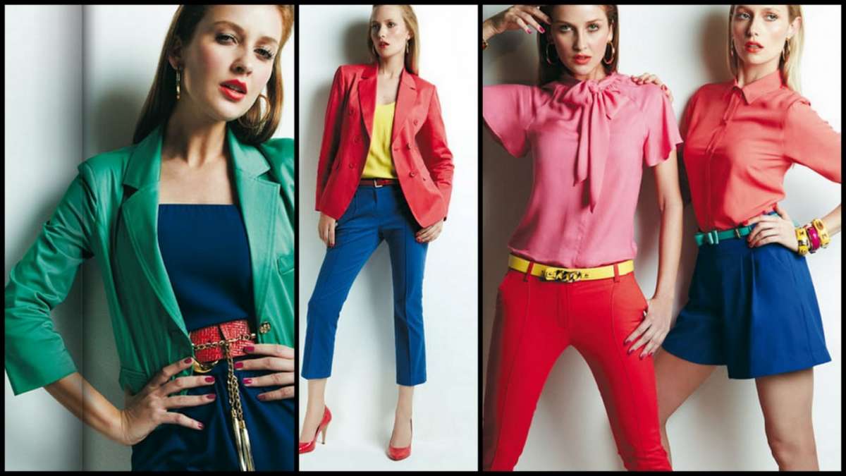 Look eccentrici in color block