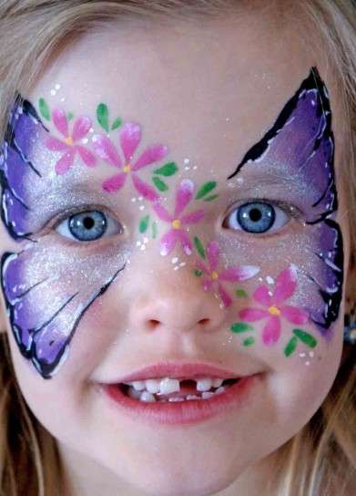 Make up per bambini da farfalla