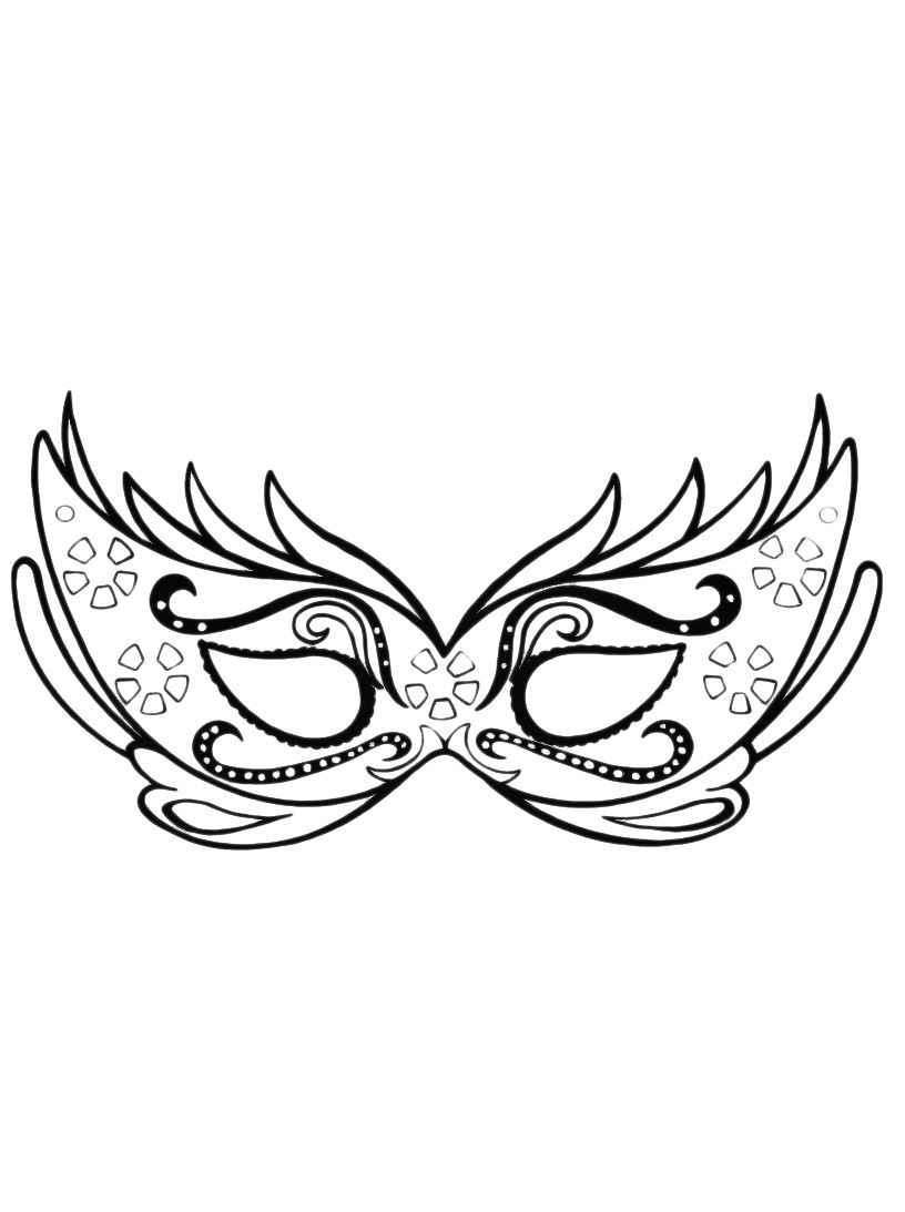 Maschera chic per il costume di Carnevale