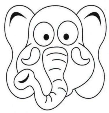 Maschera da elefante