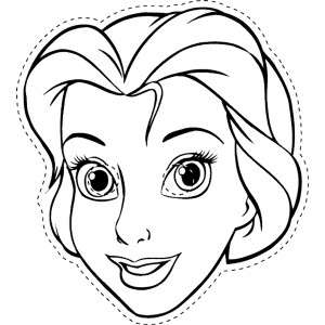 Maschera da principessa Disney