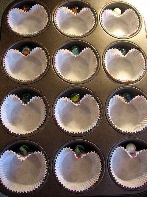 Muffin, stampo a cuore