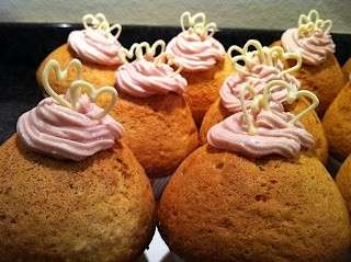 Muffin all'amaretto per San Valentino