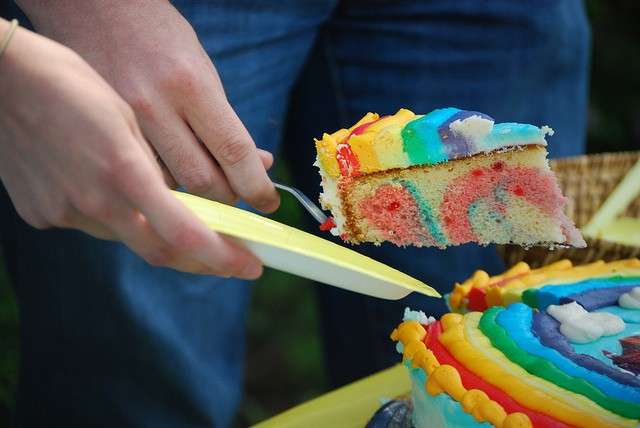 Torta Arlecchino per gli ospiti