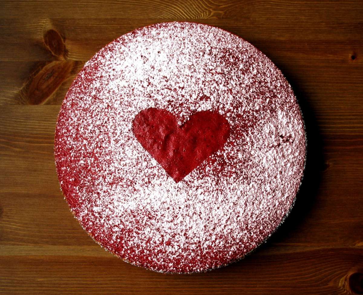 Torta con cuore