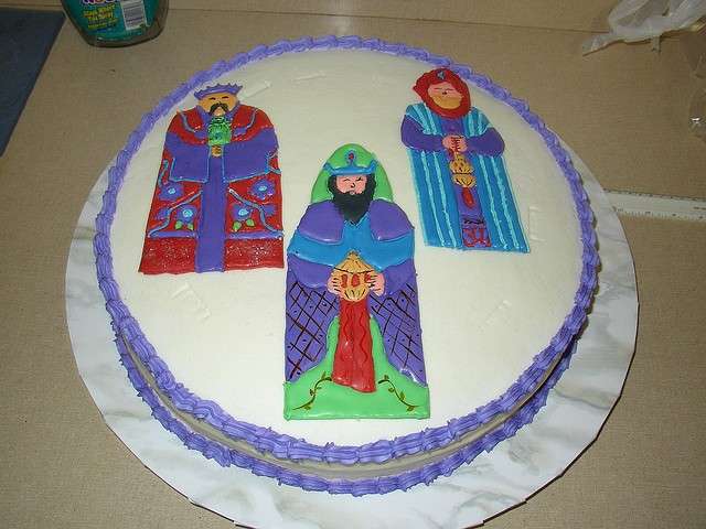 Torta della Befana con re Magi