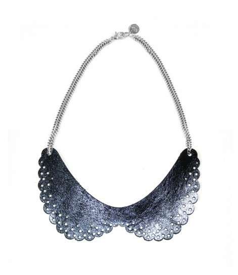 Collier con placca in argento