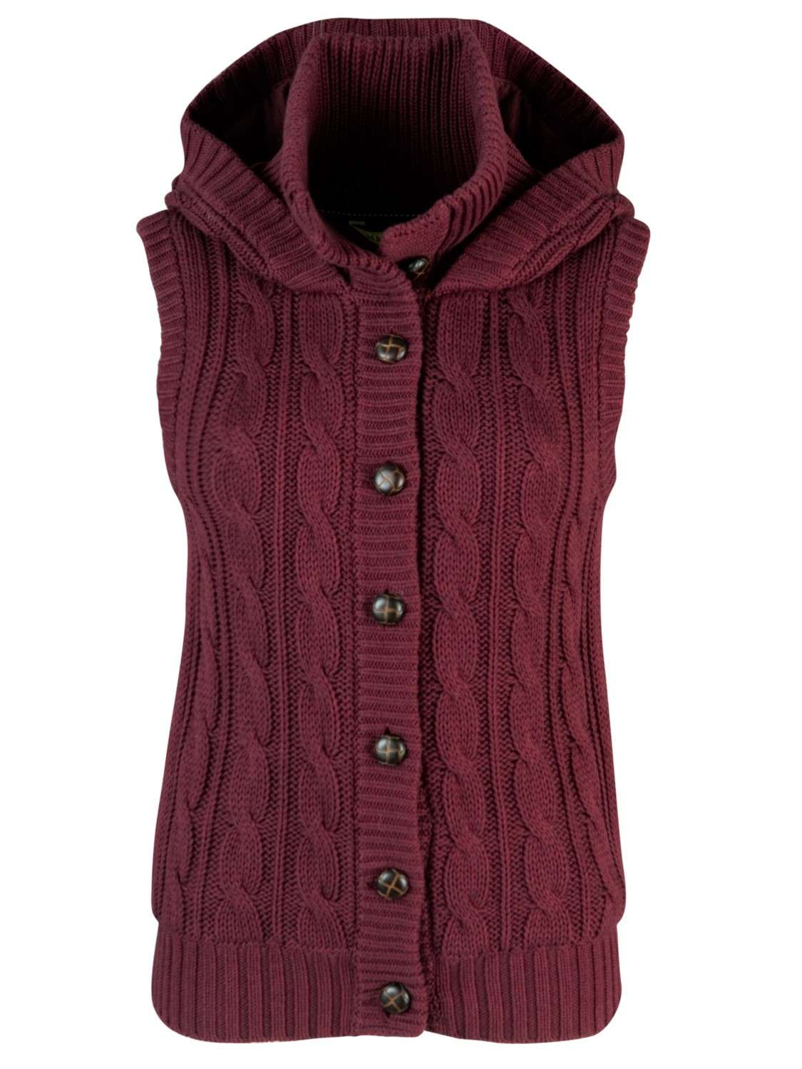 Gilet bordeaux