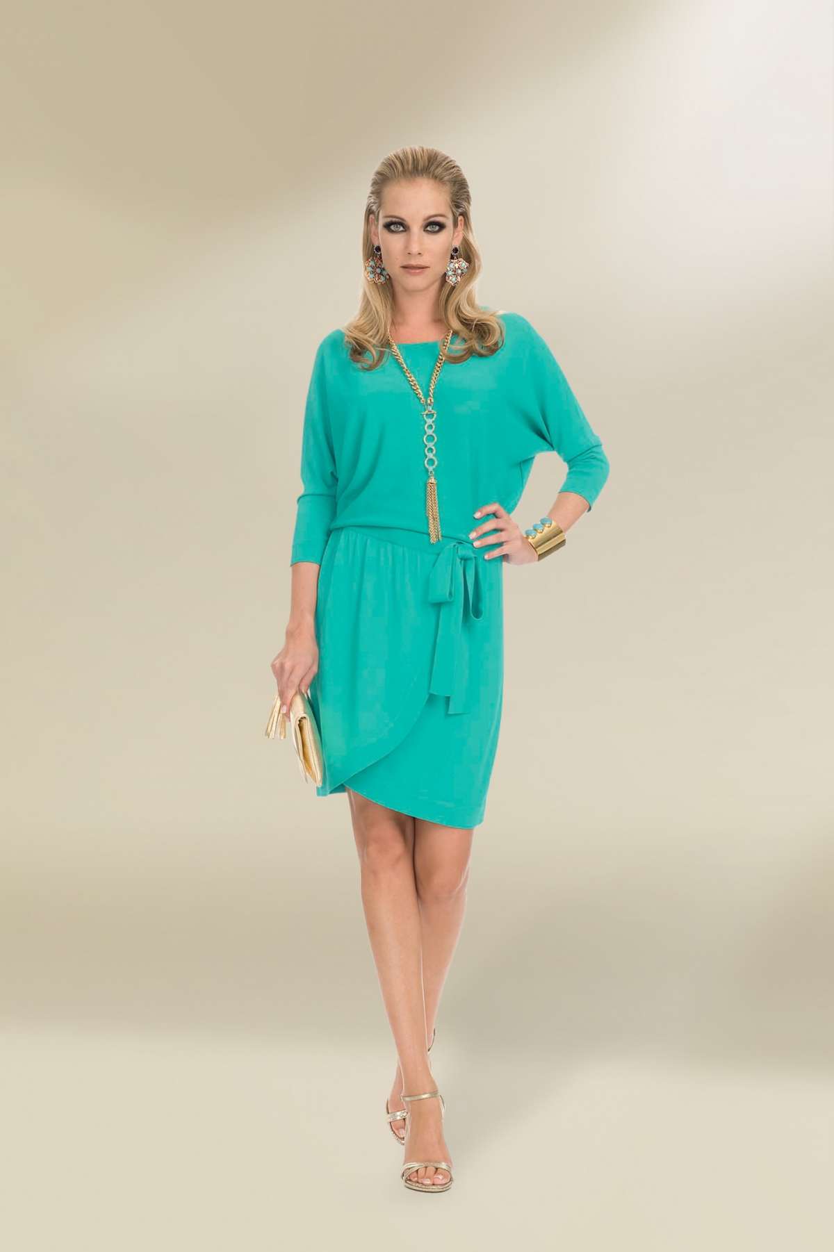 Minidress azzurro