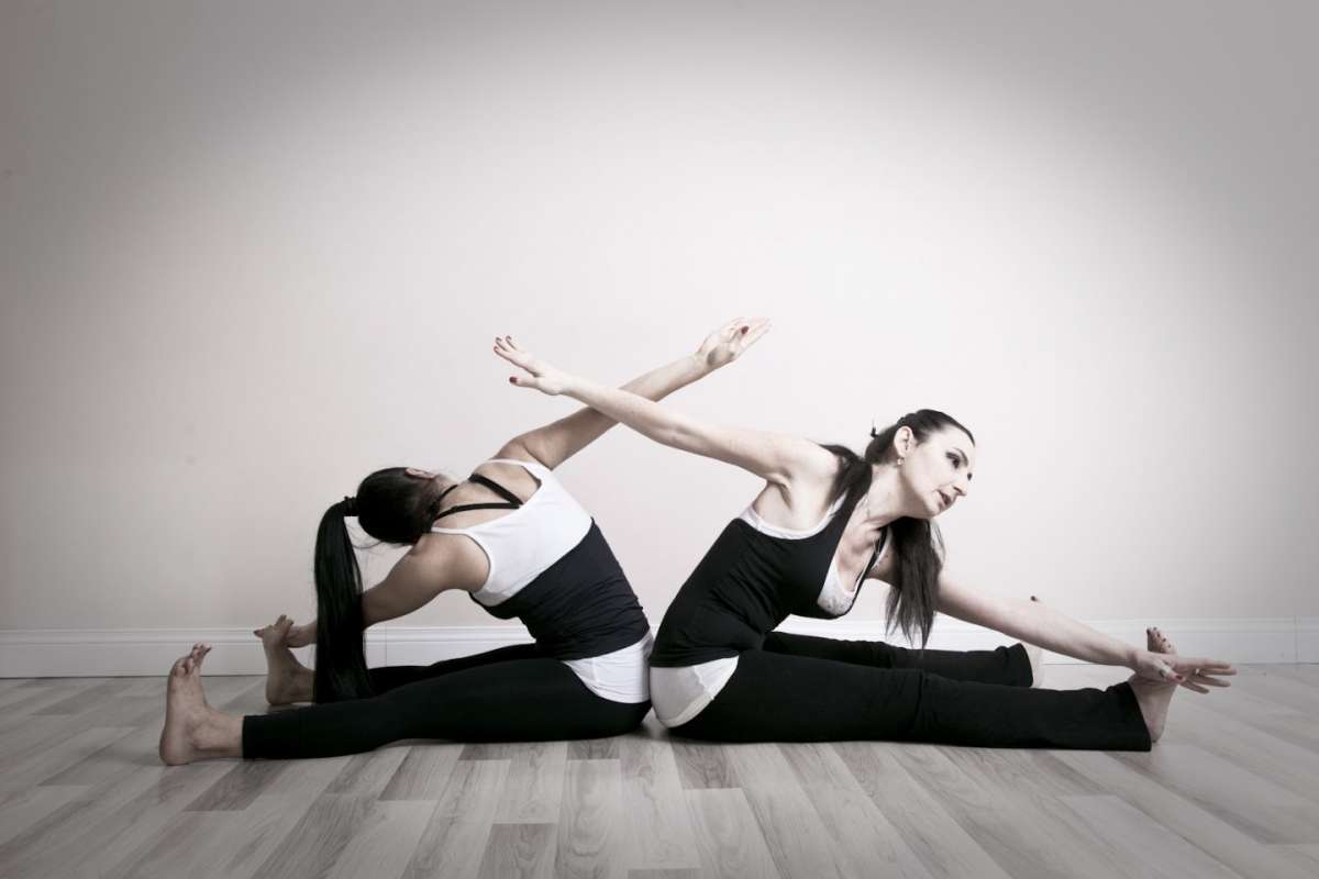 Pilates stretching schiena e gambe