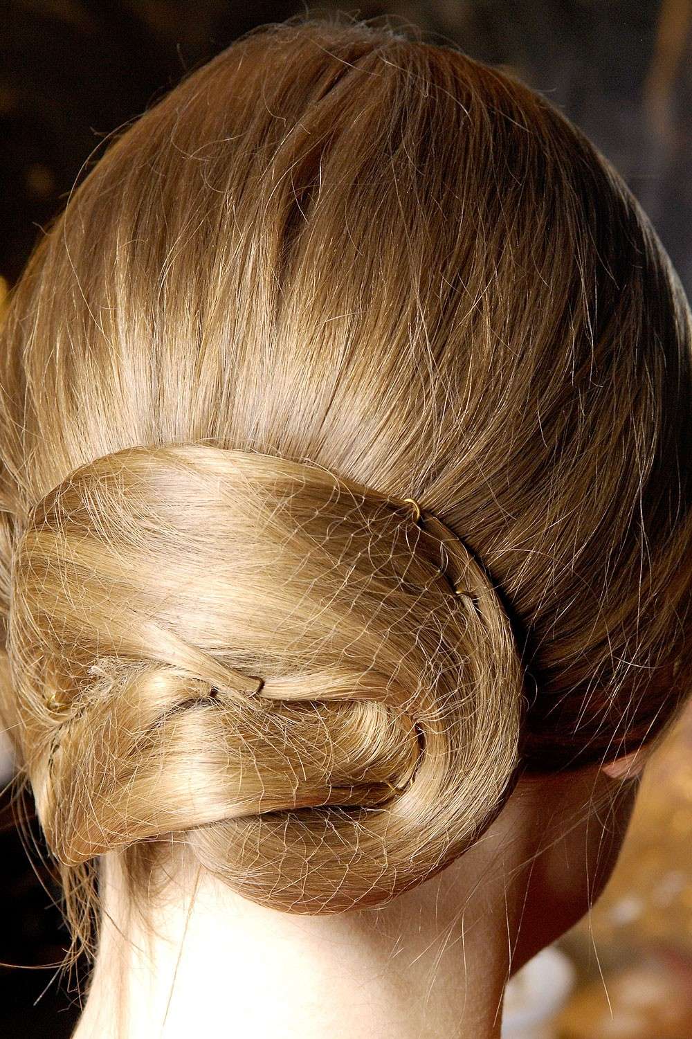 Acconciatura con chignon