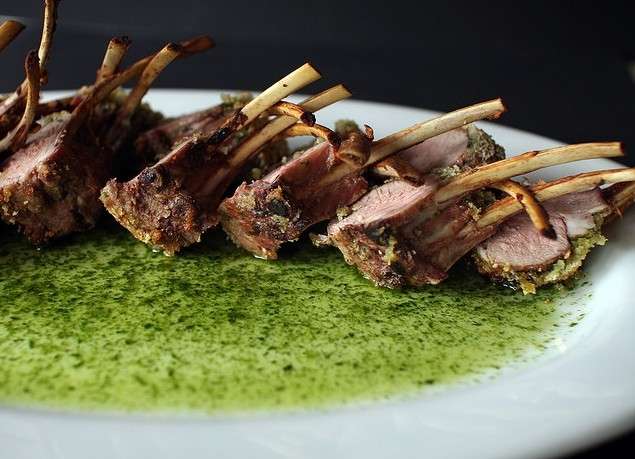 Agnello in salsa verde