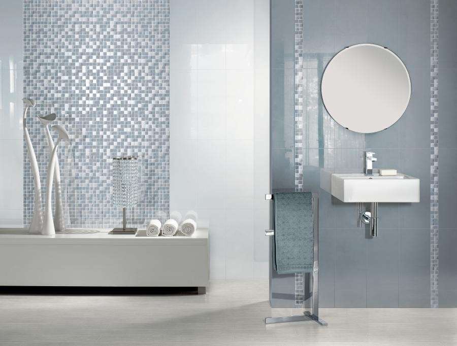 Bagno a mosaico ghiaccio