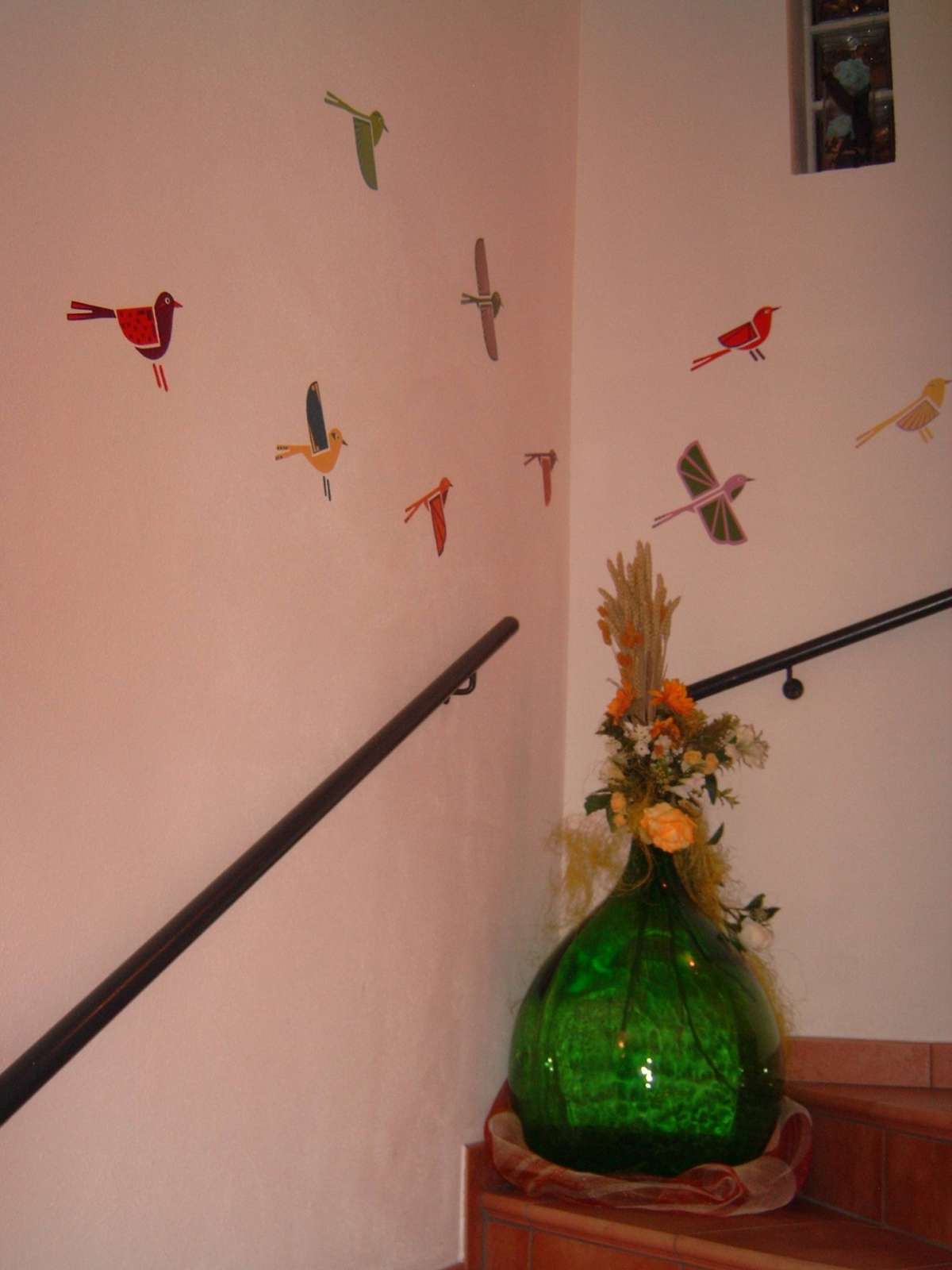 Decorazione con gli uccellini per le pareti