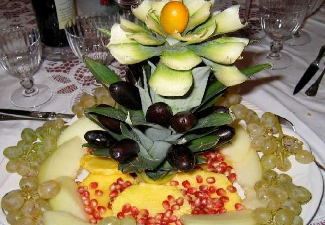 Decorazione con l'ananas