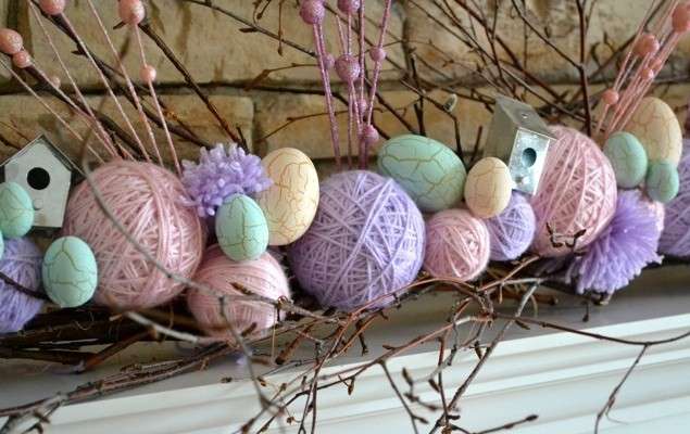 Decorazioni pasquali shabby chic