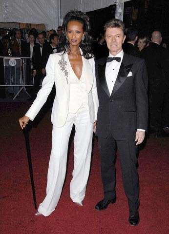 Iman Mohamed Abdulmajid e David Bowie