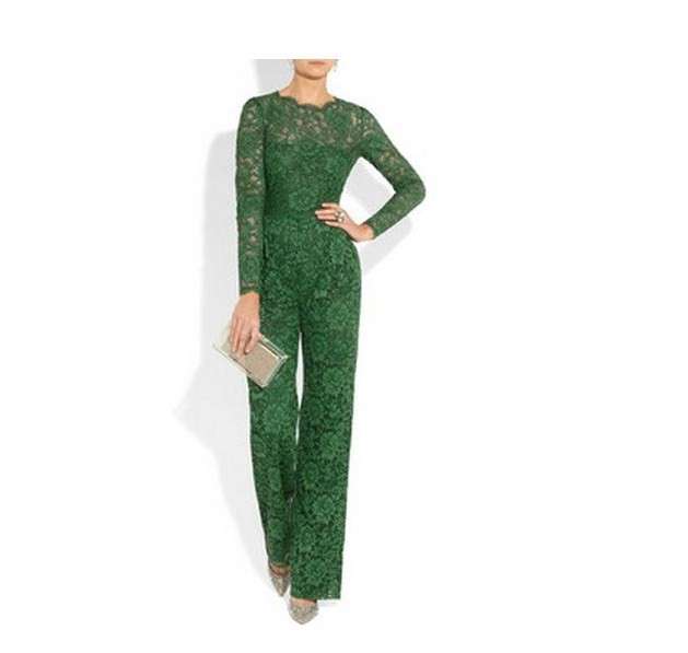 Jumpsuit in pizzo Valentino