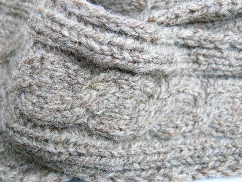 Sciarpa grigio chiaro melange