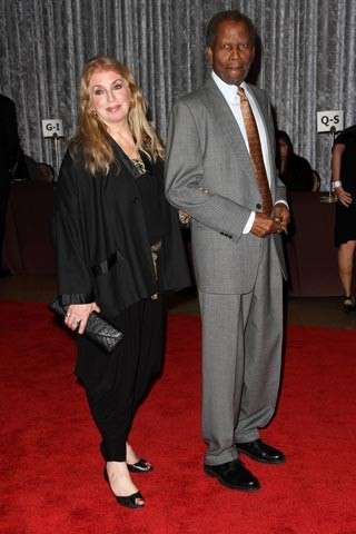 Sidney Poitier e Joanna Shimkus