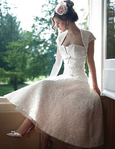 Abito da sposa anni 50 chic