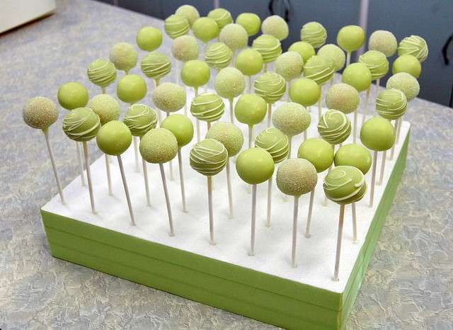 Cake pops al pistacchio