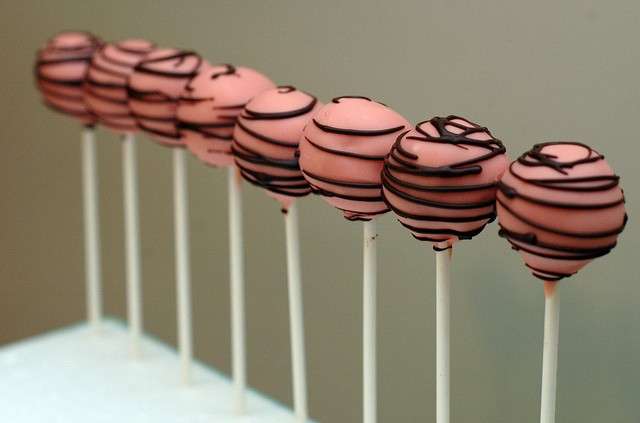 Cake pops alla fragola