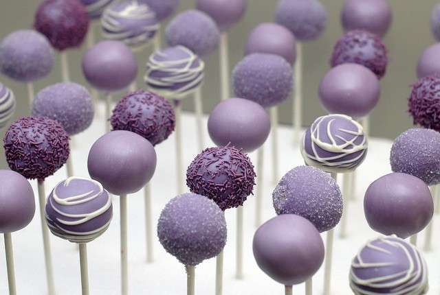 Cake pops alla lavanda