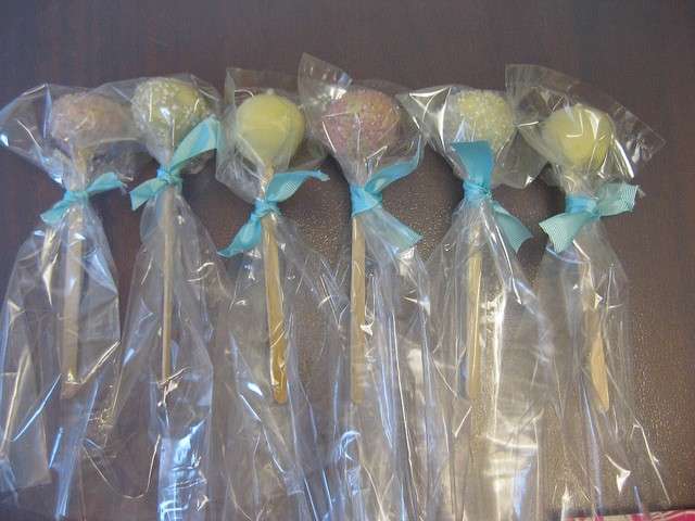 Cake pops confezionati singolarmente