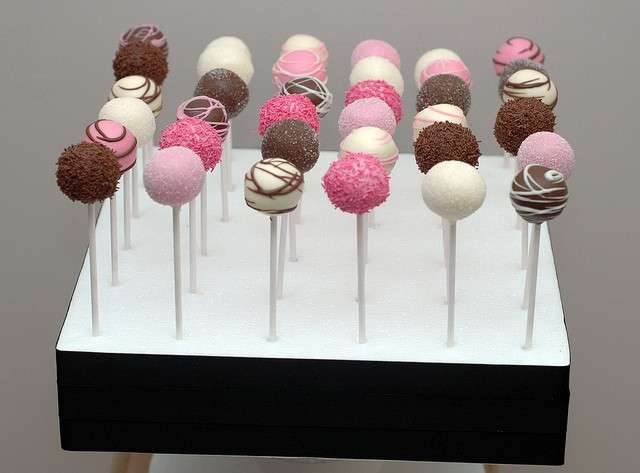 Cake pops glassati