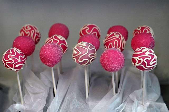 Cake pops rosa