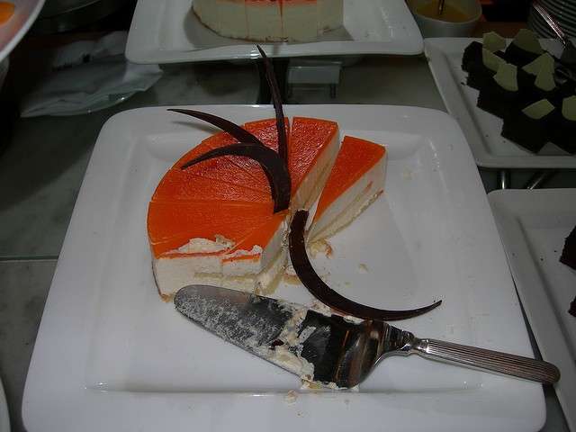 Cheesecake all'arancia e yogurt