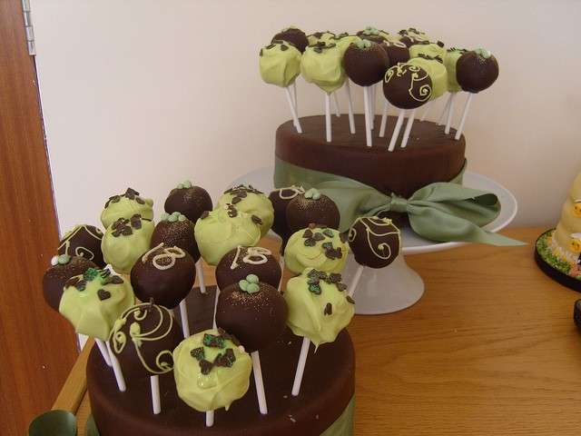 Cioccolato e pistacchio per i Cake pops