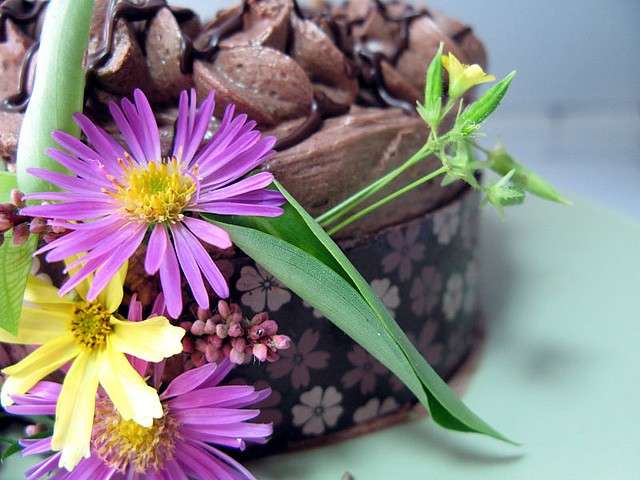 Decorazione per la torta al cioccolato