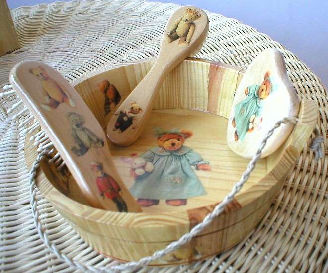 Decoupage sul legno