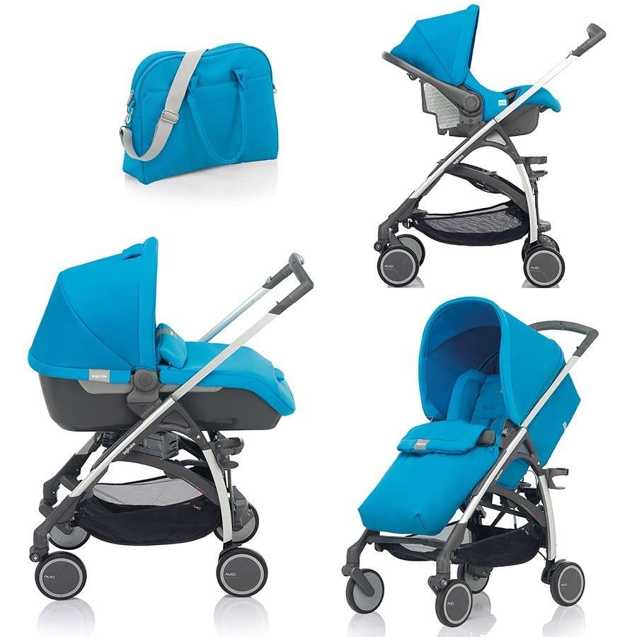 Passeggino Trio Inglesina in azzurro