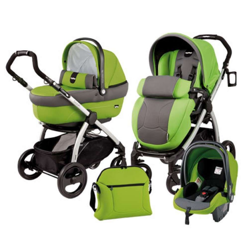 Passeggino Trio Peg Perego in verde