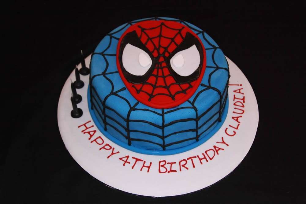 Spiderman, torta di compleanno