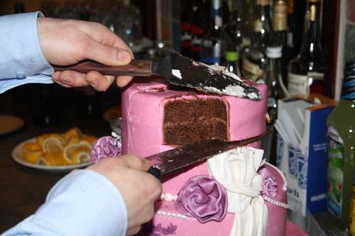 Torta al cioccolato con pasta di zucchero