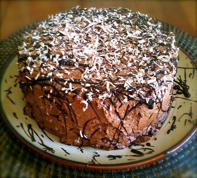 Torta al cioccolato e cocco