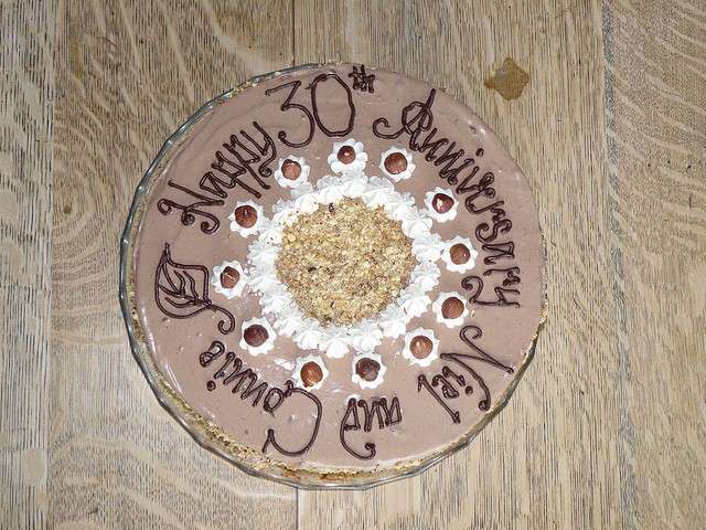 Torta di compleanno al cioccolato