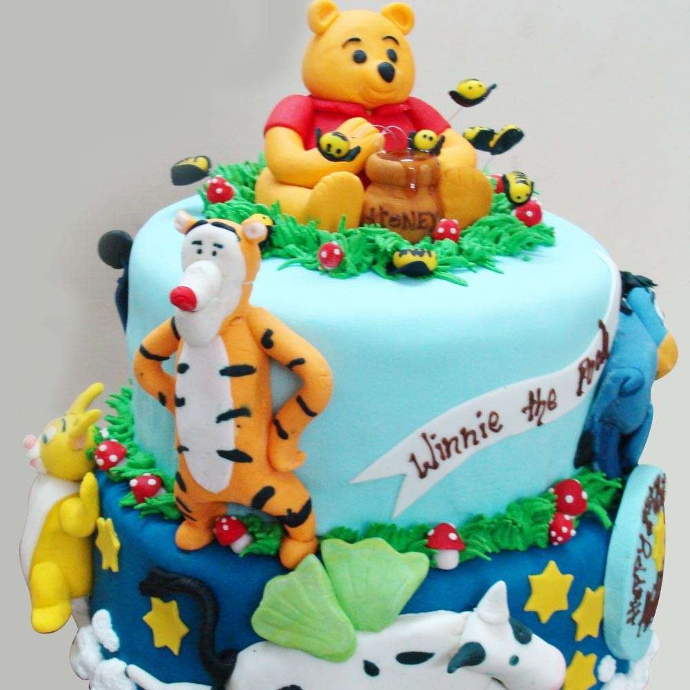 Torta per bambini 'Winnie the pooh'