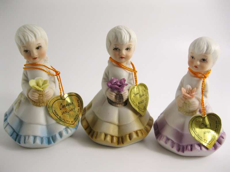 Bamboline in ceramica per la Comunione