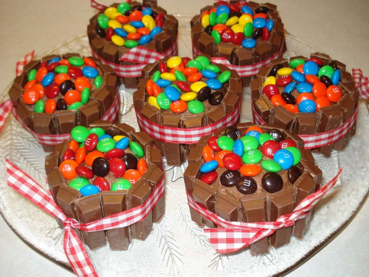 Cupcake con kit kat