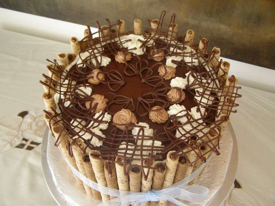 Decorazioni di torte al cioccolato